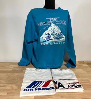 New Zealand Sweatshirt, 2 T-shirts