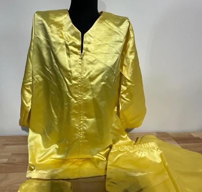 Silk nightwear, with case.