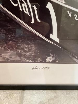 Framed Chris-Craft picture