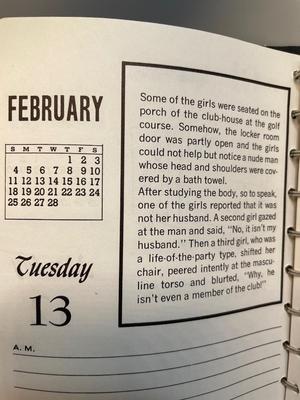 1962 Daily Dilly calendar