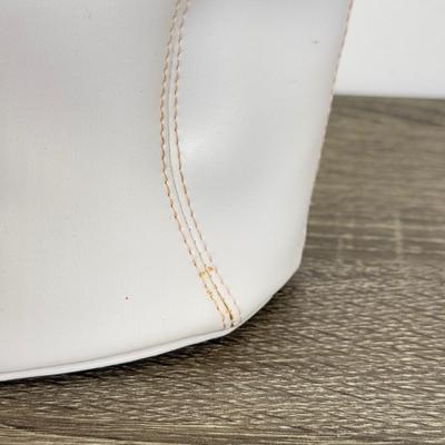 LOT 302B: Corset Purses - Black Far Nine w/ Tag & White w/ Pink Lace