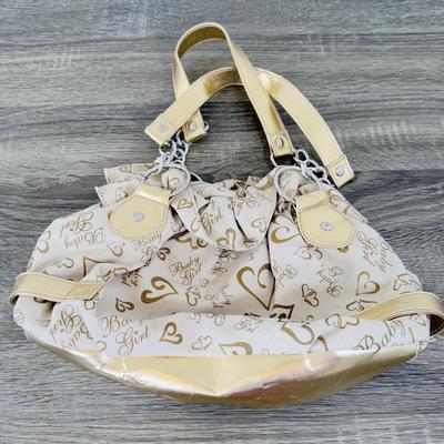 LOT 303B: Y2K Fashion Bags - Guess, Gold Color Baby Girl & Kathy Van Zeeland w/ Tag