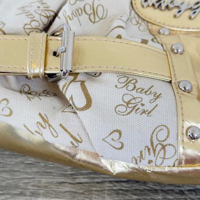 LOT 303B: Y2K Fashion Bags - Guess, Gold Color Baby Girl & Kathy Van Zeeland w/ Tag