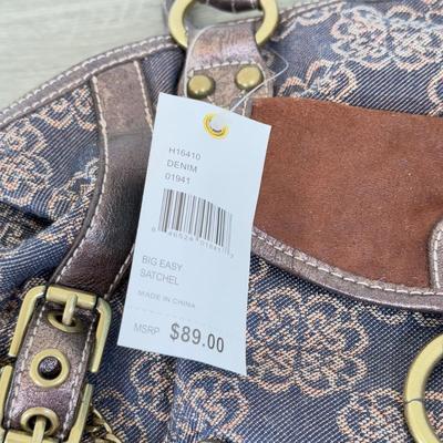 LOT 303B: Y2K Fashion Bags - Guess, Gold Color Baby Girl & Kathy Van Zeeland w/ Tag