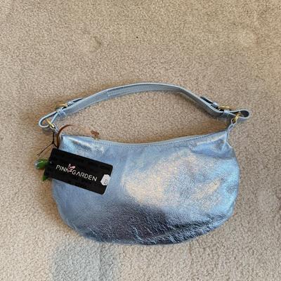 LOT 304B: Glitzy Purse & Clutch Collection - Pink Garden w/ Tag, Glitter Clutch & More