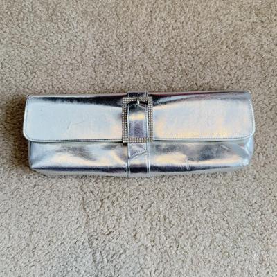 LOT 304B: Glitzy Purse & Clutch Collection - Pink Garden w/ Tag, Glitter Clutch & More