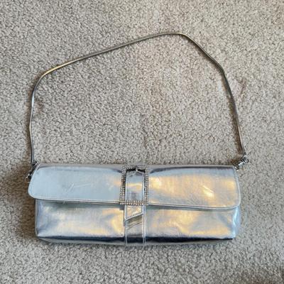 LOT 304B: Glitzy Purse & Clutch Collection - Pink Garden w/ Tag, Glitter Clutch & More