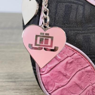 LOT 305B: Pink & Black Jennifer Lopez JLo Purse w/ Tag & Black Liz Claiborne Hand Bag