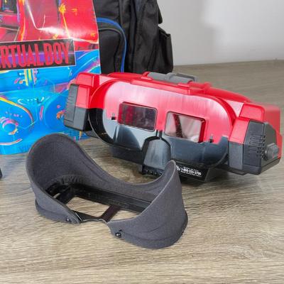 LOT 306B: Nintendo Virtual Boy Game System w/ Instruction Booklet