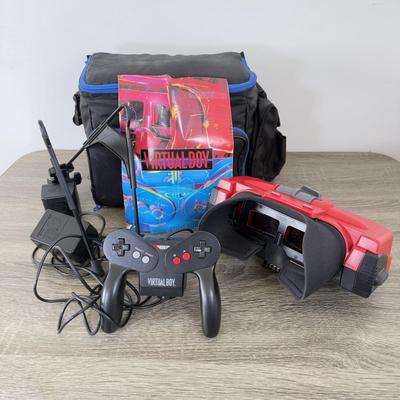 LOT 306B: Nintendo Virtual Boy Game System w/ Instruction Booklet