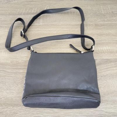 LOT 307B: Lovely Leopard Print - Rubber Rain Boots (Ladies’ 8) & 2 Purses