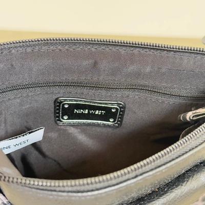 LOT 307B: Lovely Leopard Print - Rubber Rain Boots (Ladies’ 8) & 2 Purses