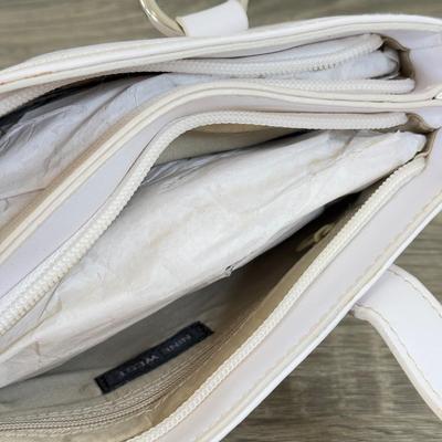 LOT 308B: White Hand Bags - Jimmy Choo & Nine West w/ Tag