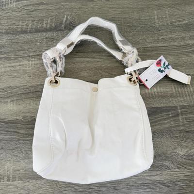 LOT 308B: White Hand Bags - Jimmy Choo & Nine West w/ Tag
