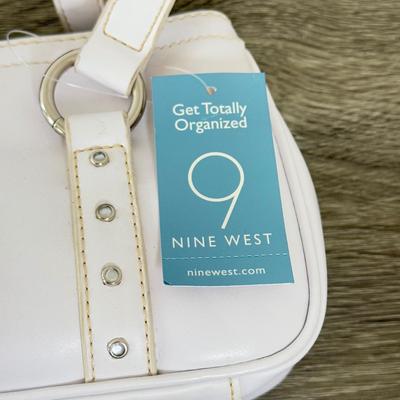 LOT 308B: White Hand Bags - Jimmy Choo & Nine West w/ Tag