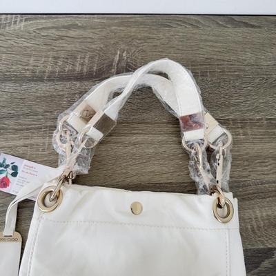 LOT 308B: White Hand Bags - Jimmy Choo & Nine West w/ Tag