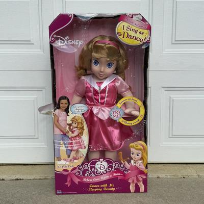 LOT 311A: 1990s Disney Princess Aurora Dance with Me Sleeping Beauty 30” Cloth Doll