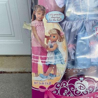 LOT 312A: 1990s Disney Princess Dance with Me Cinderella 30” Cloth Doll
