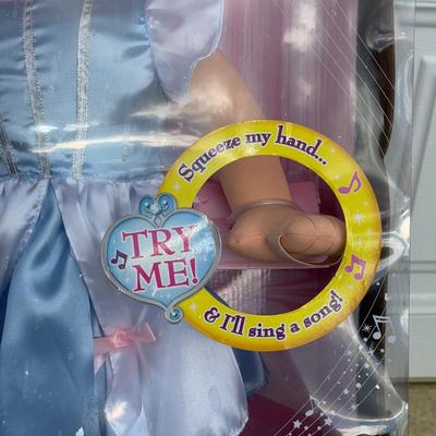 LOT 312A: 1990s Disney Princess Dance with Me Cinderella 30” Cloth Doll