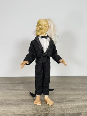 LOT 316B: Gemmy Universal Studios Monsters Animated Bride of Frankenstein & 1990s Crypt Keeper Action Figure