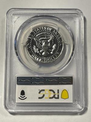 PCGS RARE CERTIFIED 1966 "N0-FG" SP-64 SMS FS-901 KENNEDY SILVER HALF DOLLAR AS PICTURED. FREE DOMESTIC SHIPPING.