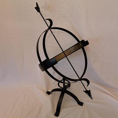 Black Metal Garden Sundial (BD-SD)