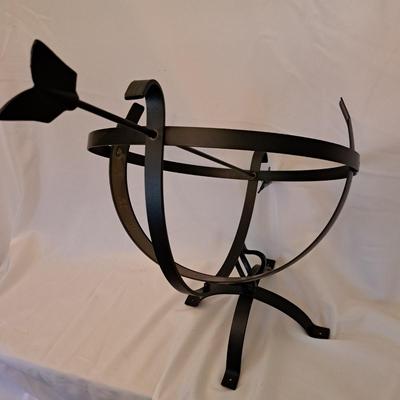 Black Metal Garden Sundial (BD-SD)