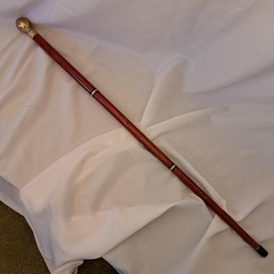 Two Vintage Wooden Canes W/Compass & Secret Compartment (BD-SD)