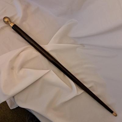 Two Vintage Wooden Canes W/Compass & Secret Compartment (BD-SD)