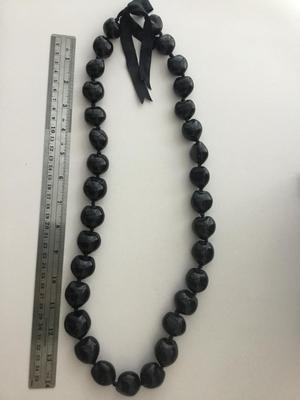 Beautiful vintage ribbon tie statement necklace