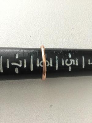 Rose gold type dragonfly ring