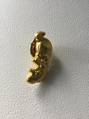 Vintage PCD marked angel push pin