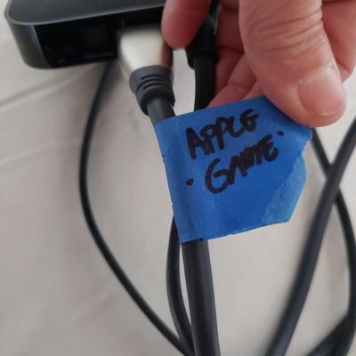 Apple TV and Sony Blue Ray DVD Player (B3-KD)