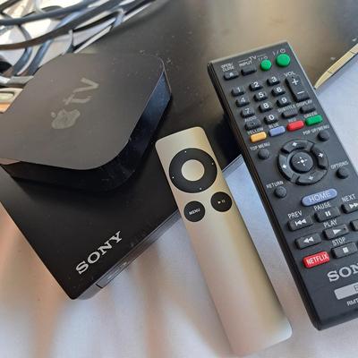 Apple TV and Sony Blue Ray DVD Player (B3-KD)