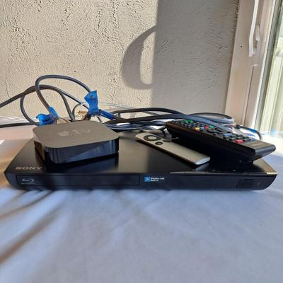 Apple TV and Sony Blue Ray DVD Player (B3-KD)