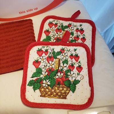 Red Kitchen/Sink Accessories (B3-KD)