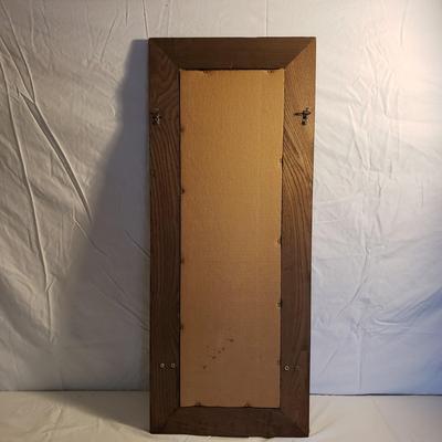 Jack Daniels Advertisement Framed with Brass Hooks (B3-KD)