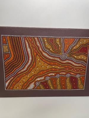 Aboriginal Dot Painting by Andy Kempnich
