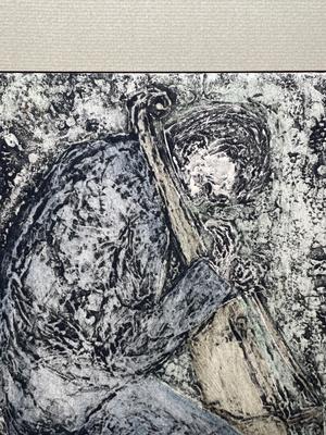 Original artwork of Cellist