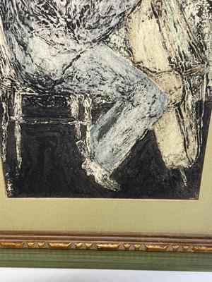 Original artwork of Cellist