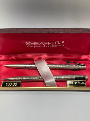 Vintage Sterling Silver Pen & Pencil Set