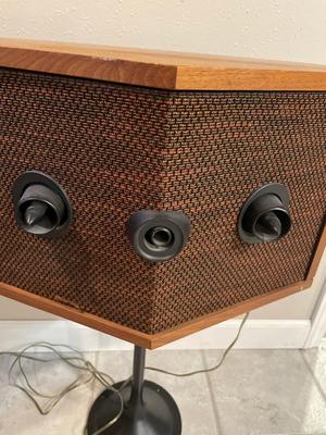 Vintage Bose 901 Series Speakers on Tulip Stands