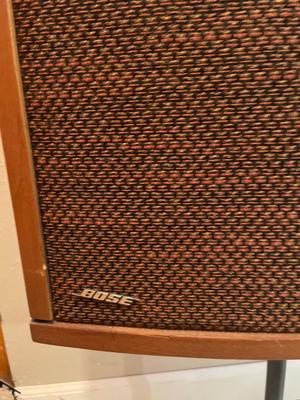 Vintage Bose 901 Series Speakers on Tulip Stands
