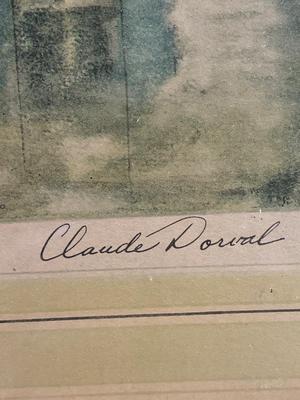 Claude Dorval print