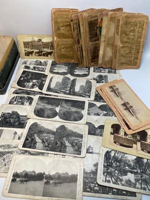 Stereoscope cards (58)