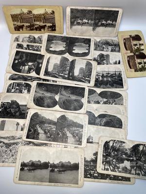 Stereoscope cards (58)