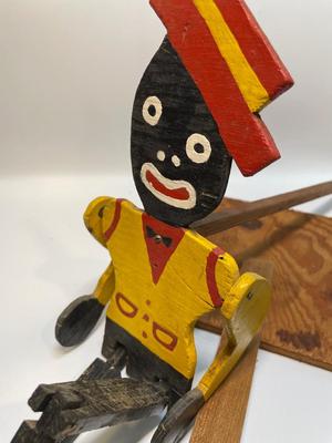 Wooden “Shuffling Sambo” dancing toy (1930’s)