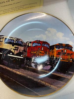 BNSF Railway 25th Anniversary Plate