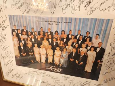 Lot #109 Lawrence Welk Show Milestones & Memories Photo with over 40 Autographs