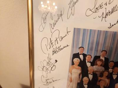 Lot #109 Lawrence Welk Show Milestones & Memories Photo with over 40 Autographs